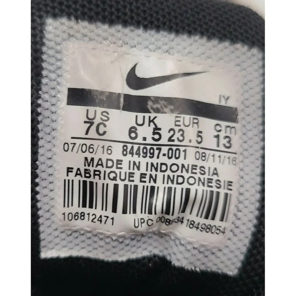 Nike Flex Experience 5 shoes sneakers 844997 001 Size‎ 7c Black